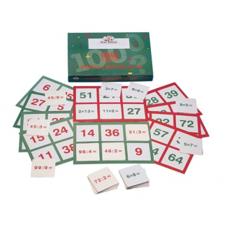 Bingo I, delen en vermenigvuldigen tot 100