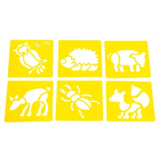 Bos dieren, sjabloonset