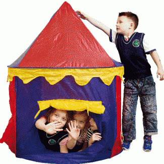 Circustent, opvouwbare speelhoek