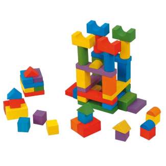 Houten blokken setje