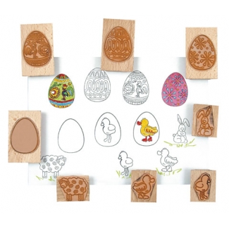 Pasen thema stempels