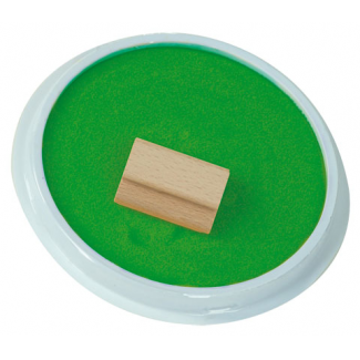 Stempelkussen - groen