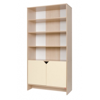 Hoge kinderopvang basis kast ZON met 1 set lage deuren