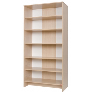 Hoge kinderopvang basis kast ZON met 5 grote legplanken