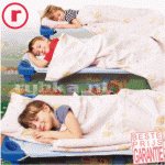  Reserve bedset voor stapelbare rustbedjes (blauw)