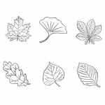 Bladeren stempels