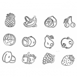 Fruit stempels
