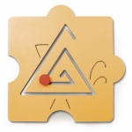      Kip - motoriek wandbord