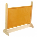 Oranje lage scheidingswand 'uni screen'