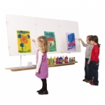   Schilderwand voor 3 kinderen, aan de muur te bevestigen