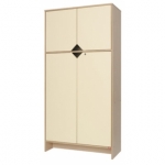 Hoge kinderopvang basis kast ZON met 1 set lage deuren en 1 set hoge deuren