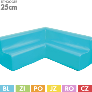  Foam hoekbank - Zithoogte 25 cm