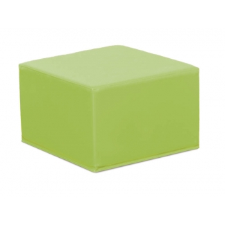  Foam vierkant poefje - Zithoogte 25 cm