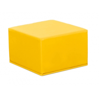  Foam vierkant poefje - Zithoogte 25 cm