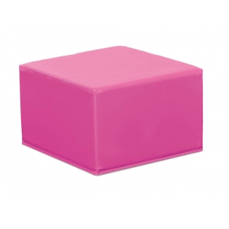  Foam vierkant poefje - Zithoogte 25 cm