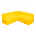  Foam hoekbank - Zithoogte 25 cm