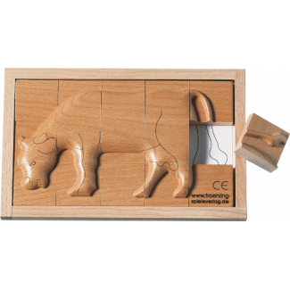  Koe - Reli&euml;fpuzzel van Beleduc