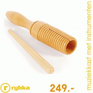  Muziek kast met instrumenten