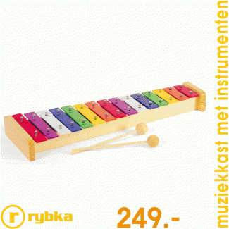  Muziek kast met instrumenten