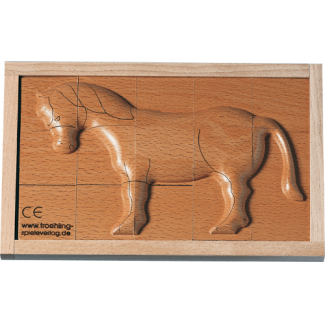  Paard - Reli&euml;fpuzzel van Beleduc