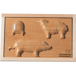  Varken - Reli&euml;fpuzzel van Beleduc