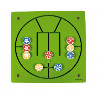  3 in een Rij, Wand- speelelement van Beleduc