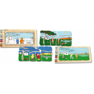 4 Seizoenen - Lagenpuzzel van Beleduc