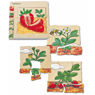 Aardbei - Lagenpuzzel van Beleduc