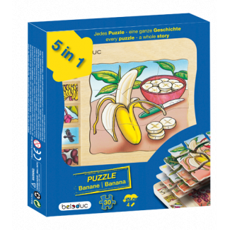 Banaan - Lagenpuzzel van Beleduc