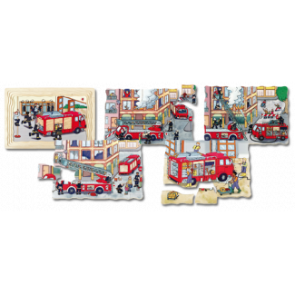 Brandweer - Lagenpuzzel van Beleduc