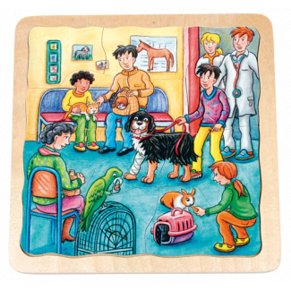 Dierenarts - Lagenpuzzel van Beleduc