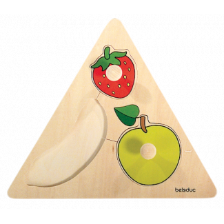 Fruit - Driehoeks puzzel van Beleduc