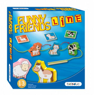 Funny Friends Line - educatief spel van Beleduc