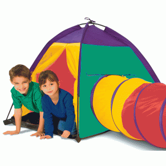 Piramide en iglo, opvouwbare speelhoek