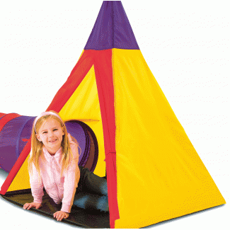 Piramide en iglo, opvouwbare speelhoek