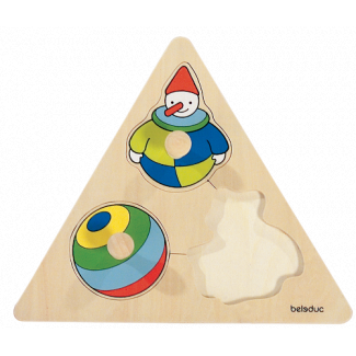 Speelgoed- Driehoeks puzzel van Beleduc