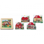 Huizenbouw - Lagenpuzzel van Beleduc