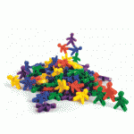 Mensen bouwblokken (kunststof)