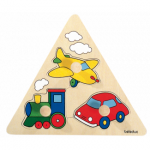 Verkeer- Driehoekspuzzel van Beleduc