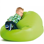   Grote groene zitzak voor kinderen