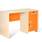Modern Bureau - Oranje - met kastje en lade