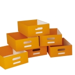 Modern Lades - Oranje - karton (diep)
